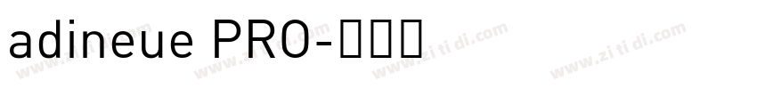 adineue PRO字体转换